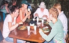 best outdoor dining near club mahindra radisson resort corbett