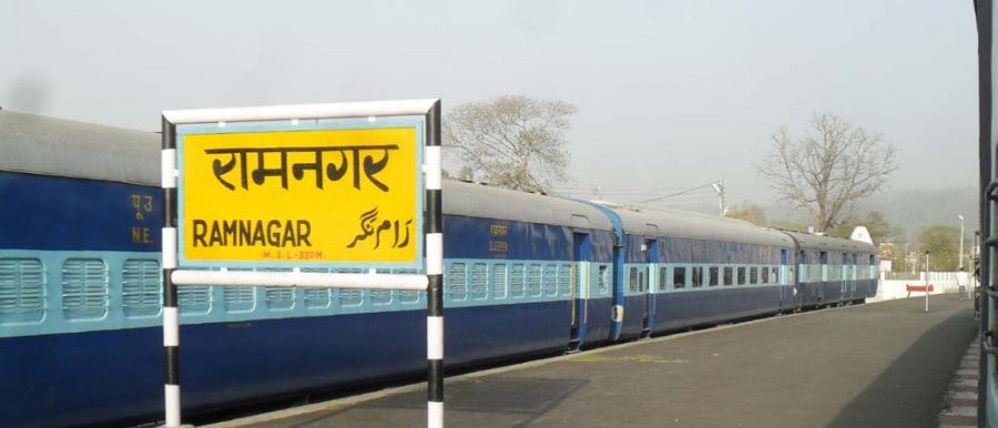 time taken by train, bus from delhi to jim corbett-ramnagar-kathgodam